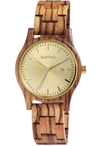 ONE ELEMENT Raptor - Damen und Herren Quarz Armbanduhr Malte - 3 ATM - Mineralglas - blau-braun