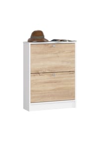 Akord - Schuhschrank 2 mit 2 Klapptüren - erle