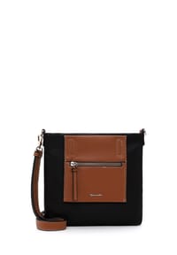 Tamaris TAS Fabrizia - Umhängetasche "Fabrizia", zweifarbig, Reißverschluss, für Damen - 100 BLACK