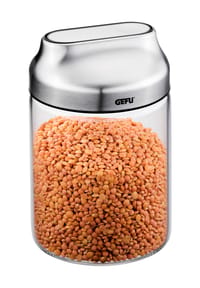 GEFU® Vorratsdose - KIPPO - SCHWARZ / SILBER