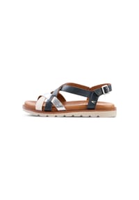 camel active - Sandale mit Lederfußbett - Braun