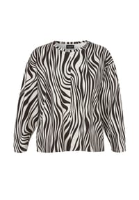 VIA APPIA -DUE- - Pullover Große Größen - creme/kaffee
