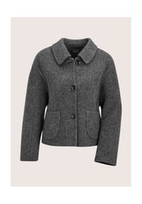 MADELEINE - Elegante Jacke für kühle Tage - bleigrau / melange