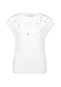 BETTY BARCLAY - Casual-Shirt mit Rippenstruktur - Rohweiß