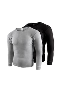 BLACK SNAKE - Thermounterhemd 2er Set cushy - Anthrazit
