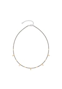 LEONARDO - Damen Kette "Anna", Edelstahl mit Pyrit - MEHRFARBIG