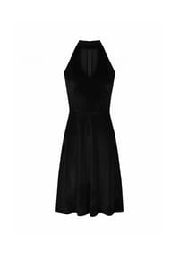 freshlions - Minikleid Lolie mit raffiniertem Neckholder-Design - black