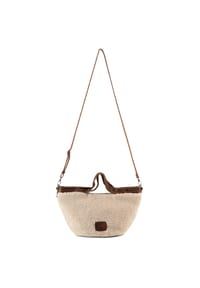 FREDsBRUDER Teddy Layer - Teddy Layer Schultertasche Leder 40 cm - toffee-teddy