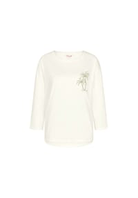TRIUMPH - Schlafanzug-Oberteil, MIX & MATCH, Rundhals-Ausschnitt, für Damen - 00GZ SILK WHITE