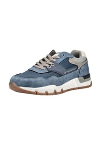 TOM TAILOR - Lederimitat/Textil Sneaker - Navy
