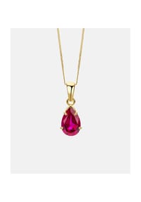 Diamant L'eternel - Halskette, mit Rubin, 375 Gelbgold - gold