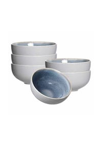 Ritzenhoff & Breker Müslischalen Skagen Stone ø 15 cm 6er Set grau - SKAGEN - grau