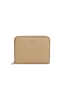 TOMMY HILFIGER TH ICON - Brieftasche, Kunstlede, für Damen - GNE VELVET MAROON