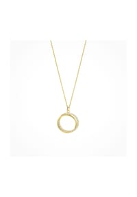 CELESTA® - Damen Kette mit Anhänger, 925er Silber - GOLD