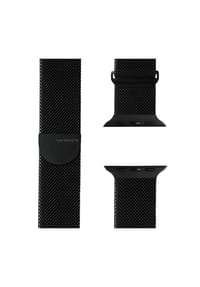 WRISTR - Milanese Loop Armband mit starkem Magnetverschluss für die Apple Watch - Schwarz