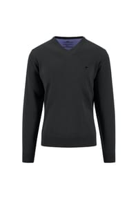 FYNCH-HATTON® - Pullover, Baumwolle, für Herren - 999 BLACK