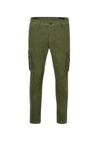 pierre cardin - Hose Cean mit Cargotaschen - Dusty Olive