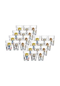 Ritzenhoff & Breker Kindergläser Berufe Mädchen 205 ml 24er Set bunt - BERUFE - bunt