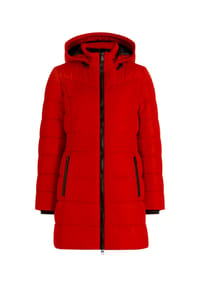 BETTY BARCLAY - Steppjacke mit abnehmbarer Kapuze - Flame Red