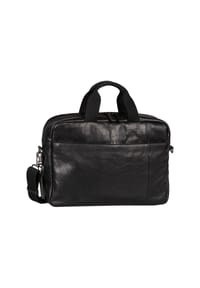 camel active Pine - Pine Aktentasche Leder 40 cm Laptopfach - black