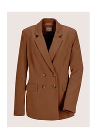 MADELEINE - Moderner Businessblazer mit Reverskragen - espresso