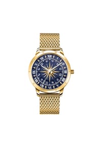 Thomas Sabo Glam & Soul - Damenuhr Glam Spirit Astrouhr blau - gelbgoldfarben