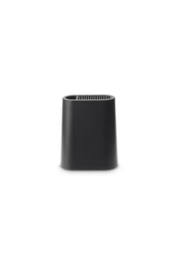 brabantia - Profile Messerblock mit Zusatzfach, Kunststoff, Dark Grey - Dark Grey