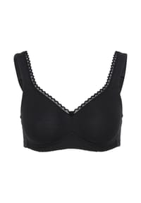 susa - Soft-BH, Häkelspitze, nahtlos, für Damen - Cappuccino