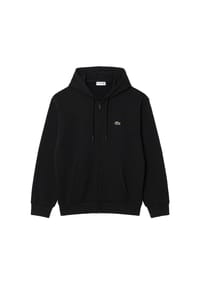 LACOSTE - Herren Sweatjacke mit Kapuze - Zipped Fleece Front Hoodie, Regular Fit - Hellgrau