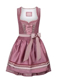STOCKERPOINT - Dirndl "Elaine", tailliert, Bordüre, für Damen - BORDEAUX