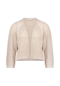 CARTOON - Strick-Cardigan mit Glanzeffekt - Safari Beige