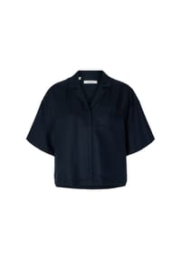 SELECTED FEMME - Hemdbluse Wlyra, Reverskragen, für Damen - 187760  DARK SAPPH