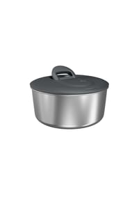 zyliss® - Easy Spin Salatschleuder Edelstahl S - Beluga Grey
