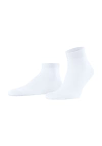 Burlington - We care Kurzsocken "Palace Street", Rippbündchen, für Herren - 2000 WHITE