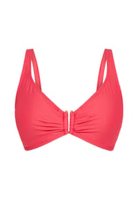 LASCANA - Bustier-Bikini- Oberteil Simple, verstellbar, für Damen - CORAL