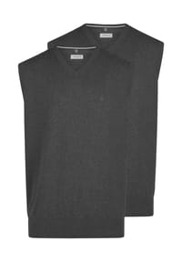 Redmond - Pullunder 2er Pack Basic - Schwarz