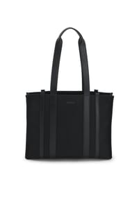 HUGO - Shopper, Label, Kunstleder, für Damen - 001 BLACK