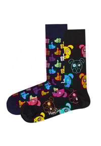 HAPPY SOCKS - Unisex Socken, 2er Pack - Classic Crew, Organic Cotton, Farbmix - Big Dot