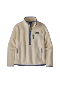 patagonia® - Damen Fleece Retro Pile Marsupial Natural - weiß