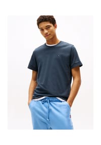 TOMMY HILFIGER Denim - T-Shirt, Baumwolle, für Herren - 002 NAVY