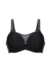Anita - Performance Wirex Sport-BH, atmungsaktiv, gemoldete Cups, für Damen - 445 SCHWARZ/ANTH.