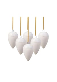 like. by Villeroy & Boch - Ornamente Tropfen Winter Glow 6er Set beige - beige