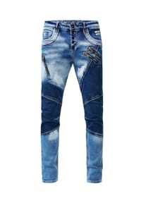 RUSTY NEAL - Jeanshose URUMA mit trendigen Zierelementen - Black Used