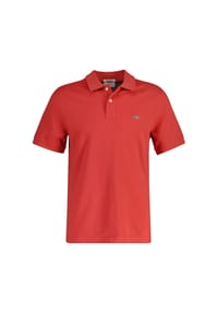 GANT - Herren Poloshirt - REGULAR SHIELD, Kurzarm, Knopfleiste, Pique, Stickerei - Anthrazit