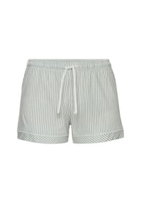 s.Oliver - Damen-Schlafanzug-Shorts Everyday, Tunnelzug, für Damen - 28215 DK GREEN STR