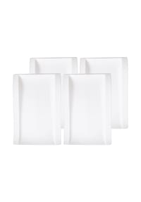 Villeroy & Boch Gourmetteller NewWave 37 x 25 cm 4er Set weiß - NEWWAVE - weiß
