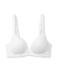 CALIDA - Damen Spacer-BH mit Bügel, Komfort Rücken Natural Comfort Lace - orchid petal