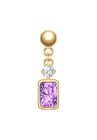 GLANZSTÜCKE MÜNCHEN - Glanzstücke München Charm Sterling Silber Zirkonia 50084180 - gelbgold