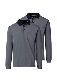 CASAMODA - Poloshirt 2er Pack Basic - Blau