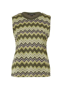 comma, - Top, figurbetont, für Damen - 71S8 GREEN